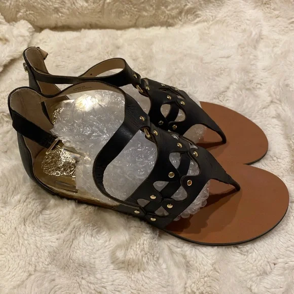 Vince Camuto NWOB Black Strappy Gladiator Sandals size 8.5 - Picture 5 of 7